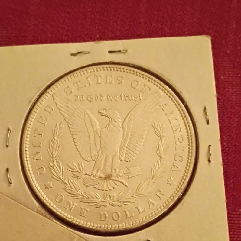 1884 Silver Morgan Dollar Cameo Deep Strike 1884 silver